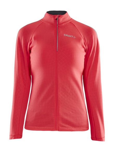 Craft Ideal Thermal Radtrikot Lange Armel Rosa Damen 1907821-410000