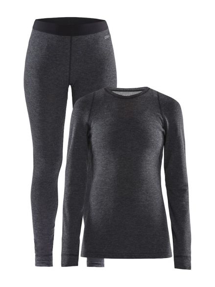 Craft Merino 180 Funktionsunterwäscheset Schwarz Damen 1907887-998000