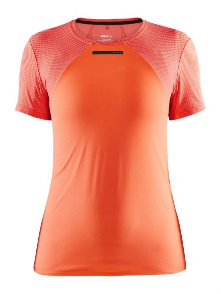 Craft Vent Mesh Kurzarm Laufshirts Orange Damen 1908704-825000