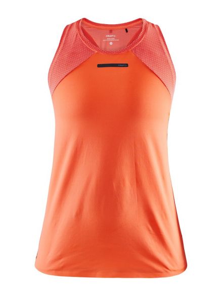 Craft Vent Mesh Ärmellos Laufshirts Orange Damen 1908705-825000