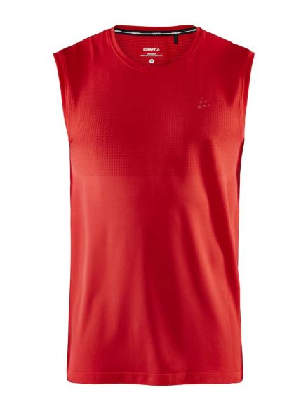 Craft Fuseknit light Ärmellos Unterhemd Rot Herren 1908842-430000
