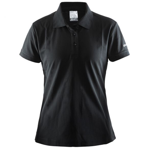 Craft Polo Pique Kurzarm Schwarz Damen 192467-1999-VRR