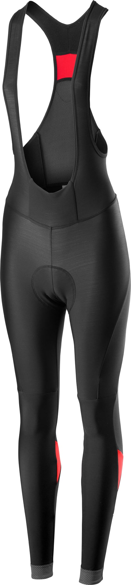 Castelli Velocissima bibtight Trägerhose Schwarz/Rot Damen 19544-231