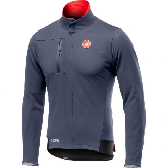 Castelli Double Espresso Jacke Dark Steel Blau Herren 19559-070