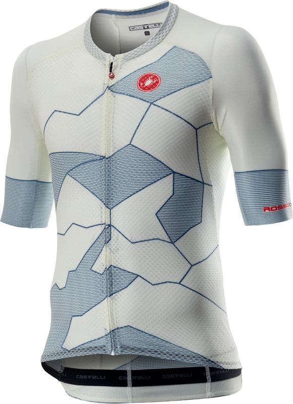Castelli Climber's 3.0 Kurzarmtrikot Weiß/Blau Herren 20012-065