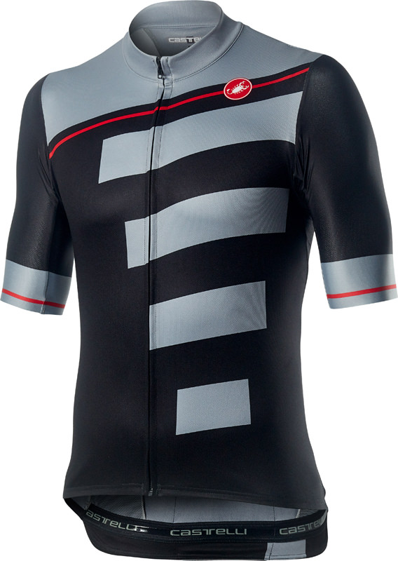 Castelli Trofeo Kurzarmtrikot Schwarz/Grau Herren 20014-085