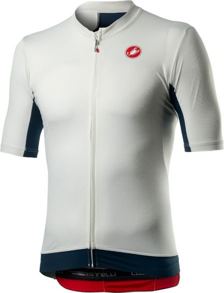Castelli Vantaggio Kurzarmtrikot Weiß/Blau Herren 20018-065
