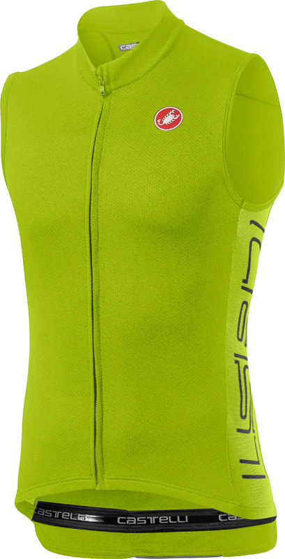 Castelli Entrata V Ärmellos Radtrikot Gelb Herren 20020-384