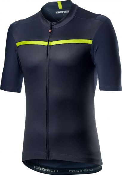 Castelli Unlimited Kurzarmtrikot Blau/Gelb Herren 20023-070