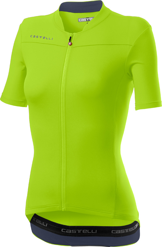 Castelli Anima 3 Kurzarmtrikot Gelb Damen 20068-384