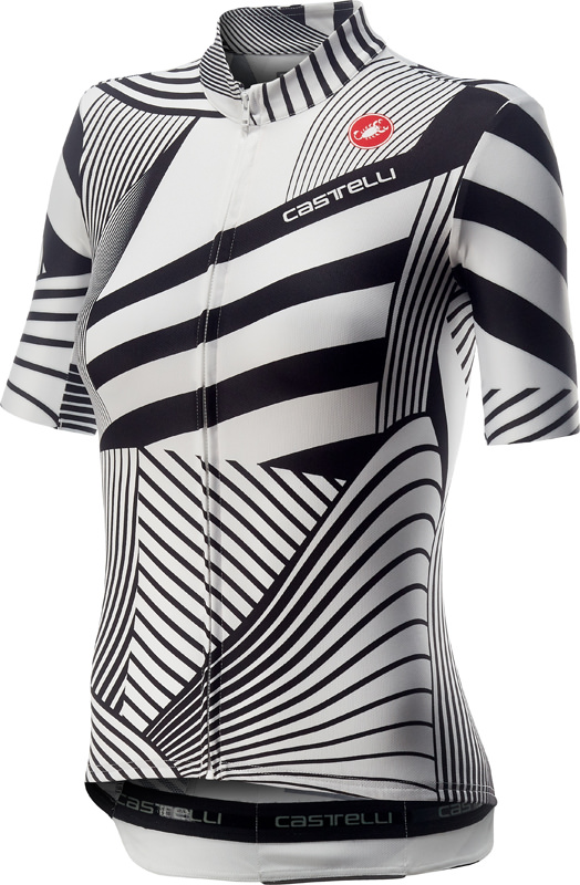 Castelli Sublime Kurzarmtrikot Weiß/Schwarz Damen 20071-101
