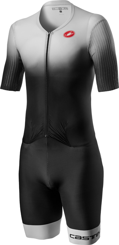 Castelli PR speed Trisuit Kurzarm Schwarz/Silber Herren 20091-870