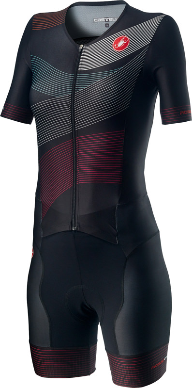 Castelli Free Sanremo 2 W Trisuit Kurzarm Schwarz Damen 8620096-010