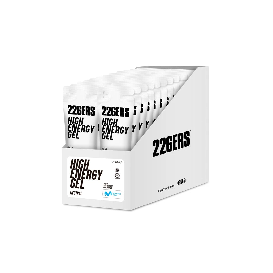 266ers High Energy Gel Neutral 24x76 gramm 5606