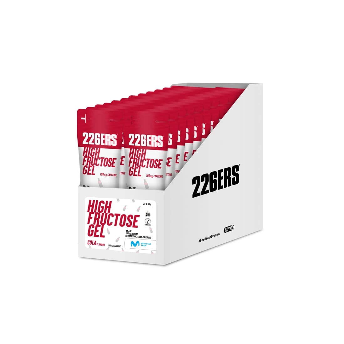 266ers High Fructose gel cola cafeïne 24x80 gramm 5640