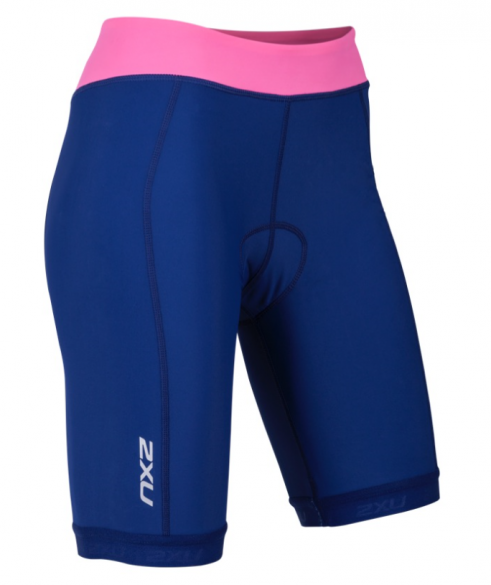 2XU Active Tri short 7.5" Blau/Rosa Damen WT4374bFNP/NVY