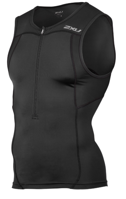 2XU Active Tri singlet Schwarz Herren MT4362aBLK/BLK