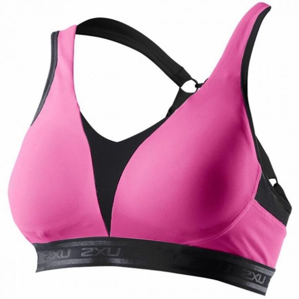 2XU Contour Support Sports Bra WR2039PLM/BLK
