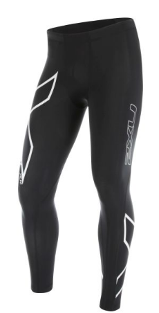 2XU HEAT Compression Tights Schwarz-Weiß MA4181bBLK/SRF