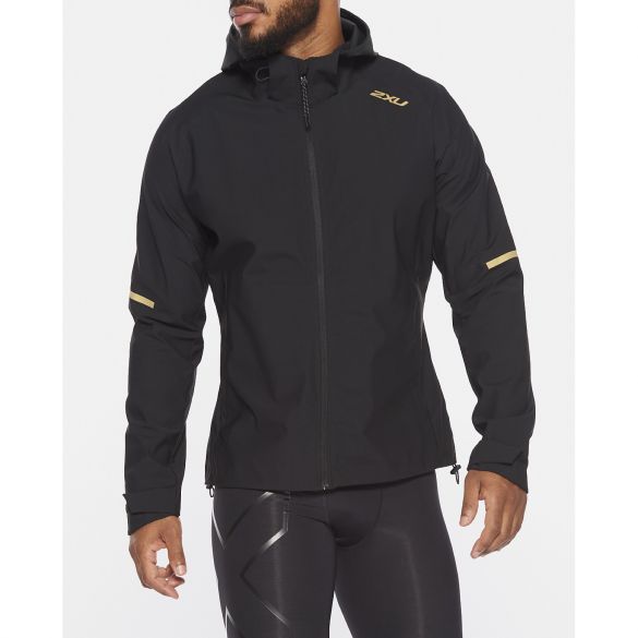 2XU GHST Waterproof Laufjacke Schwarz Herren MR6204a-BLKGRF