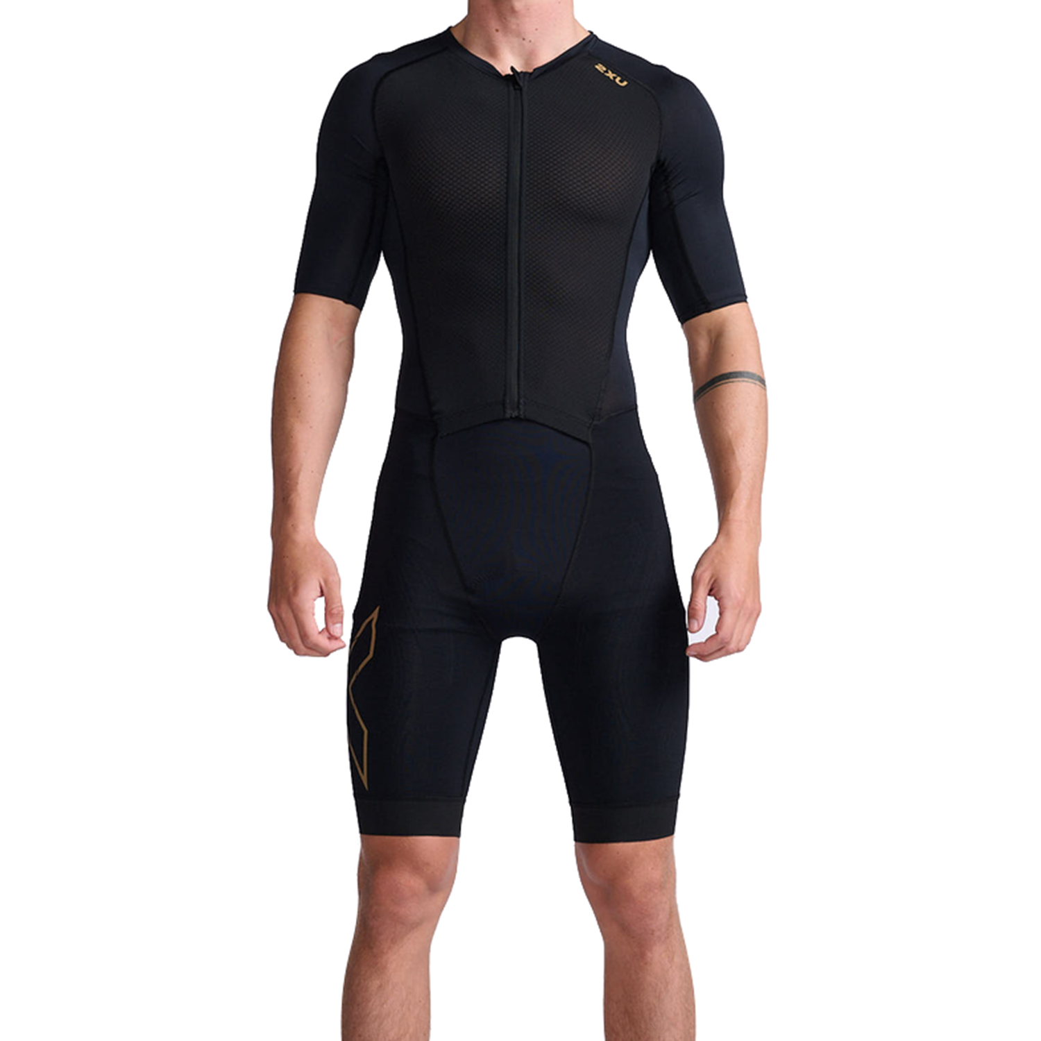 2XU Light speed trisuit kurzarm Schwarz Herren MT7019d-BLK/GLD