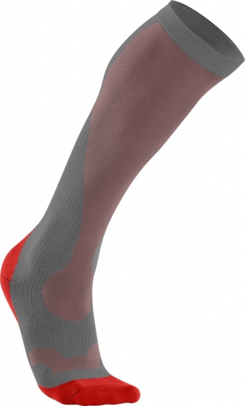 2XU Performance kompressions socks Grau/Rot Herren MA2442eGRY/RED