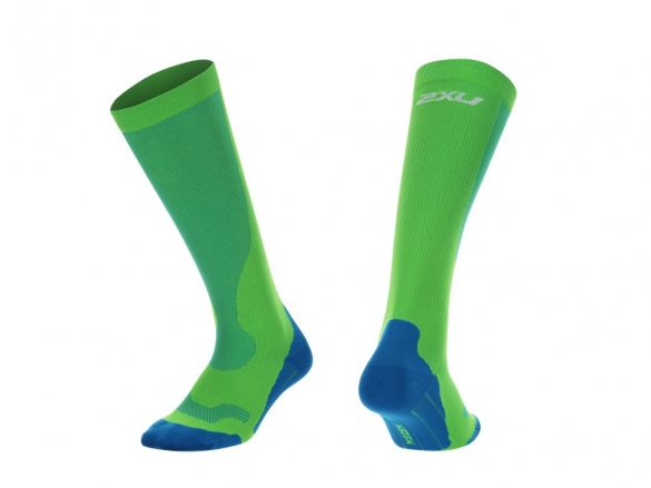 2XU Performance kompressions socks Grün/Blau Herren MA2442eGKG/CBB