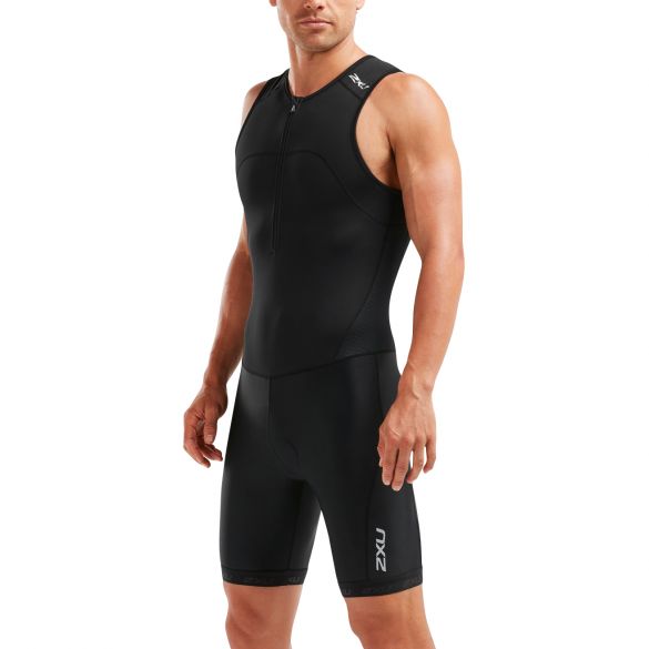 2XU Active Ärmellos Trisuit Schwarz Herren MT5540D-BLK/BLK-VRR