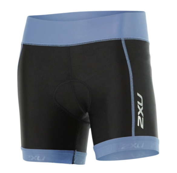 2XU X-vent 4.5" Tri short Schwarz/Blau Damen WT4369bBLK/CBU
