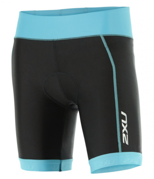 2XU X-vent 7" Tri short Schwarz/Lightblau Damen WT4370bBLK/BLA