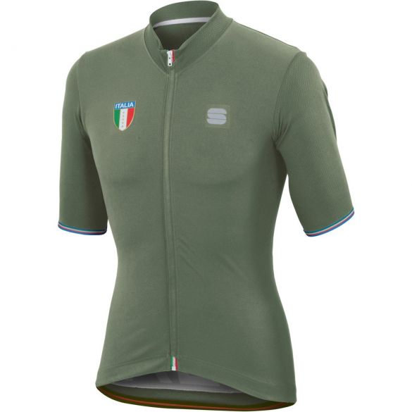 Sportful Italia CL jersey Kurzarm Radtrikot Grün Herren 1101881-382