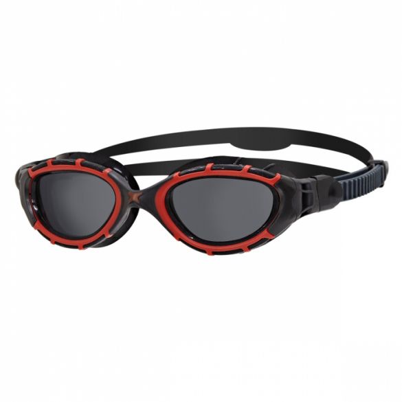 Zoggs Predator flex Polarized Schwimmbrille Schwarz/Rot 338847