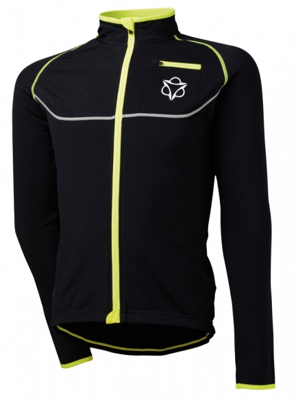 Agu Merano Radjacke Schwarz/gelb (fluo) Herren 440570