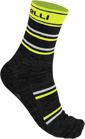 Castelli Gregge 12 Radsocken Gelb fluo Herren 11543-032 CA11543-032