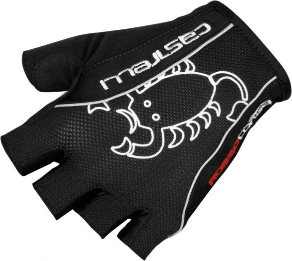 Castelli Rosso Corsa Classic Handschuh Schwarz 13032-010