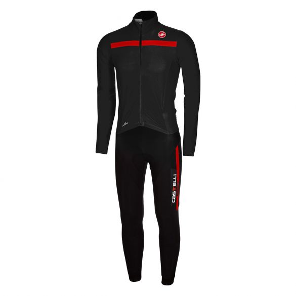 Castelli Sanremo 2 thermosuit Schwarz/Rot Herren 14500-231 14500-231