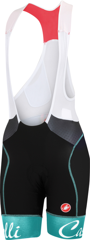 Castelli Free aero W Radhose Schwarz/Pale Blau Damen 15044-056