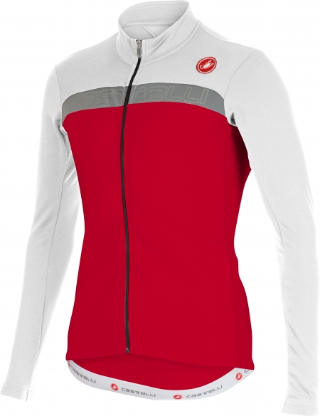 Castelli Criterium jersey FZ Rot/Weiß/Reflex Herren 15528-123 CA15528-123