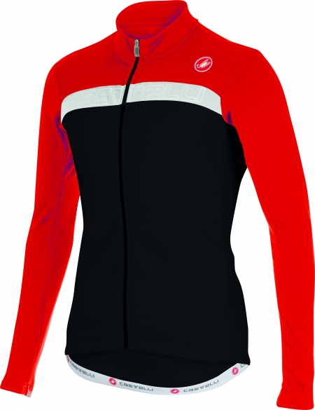 Castelli Criterium jersey FZ Schwarz/Rot/Weiß Herren 15528-231 CA15528-231