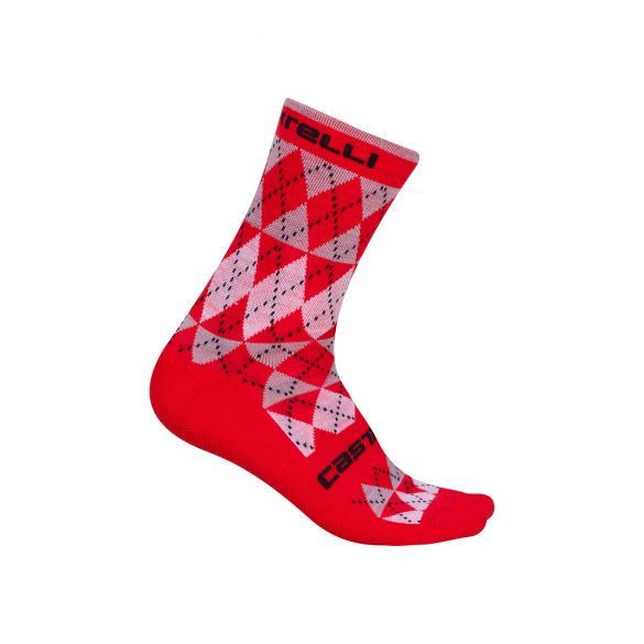 Castelli Diverso Radsocken Rot Herren 15549-123