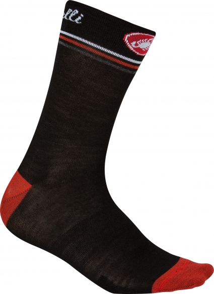 Castelli Atelier 13 Radsocken Schwarz/rot Damen 15569-231 CA15569-231