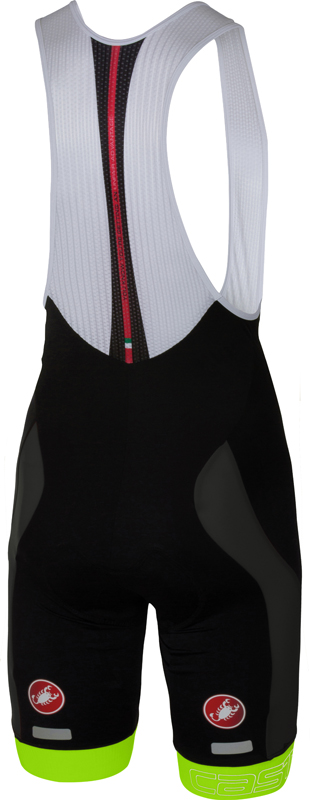 Castelli Velocissimo bibshort Schwarz/grün Herren 16003-038 16003-038
