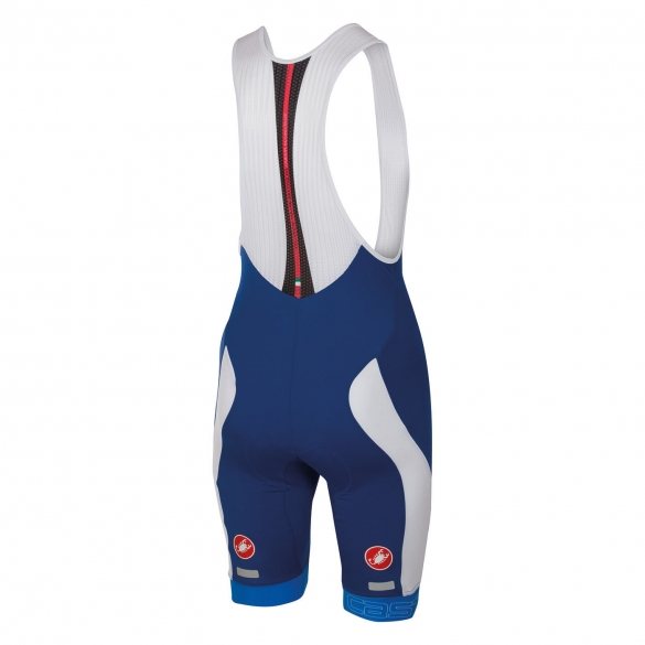 Castelli Velocissimo bibshort Blau/weiß Herren 16003-057 CA16003-057