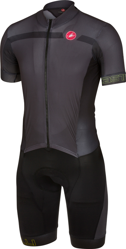 Castelli Velocissimo Sanremo Speedsuit Antracite/Schwarz Herren 16005-009 16005-009