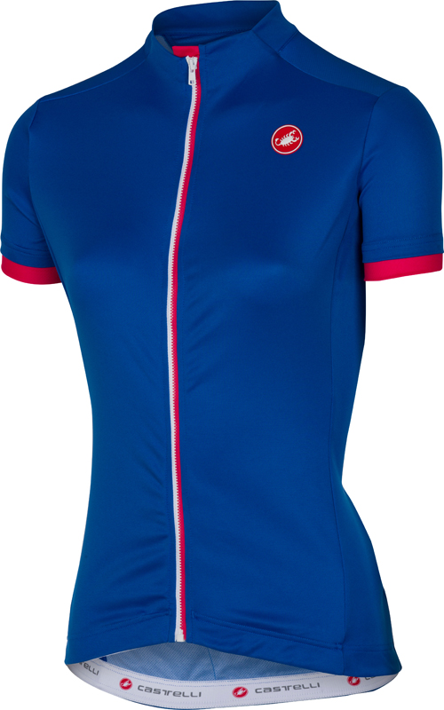 Castelli Anima Kurzarmtrikot Matt Blau Damen 16055-054