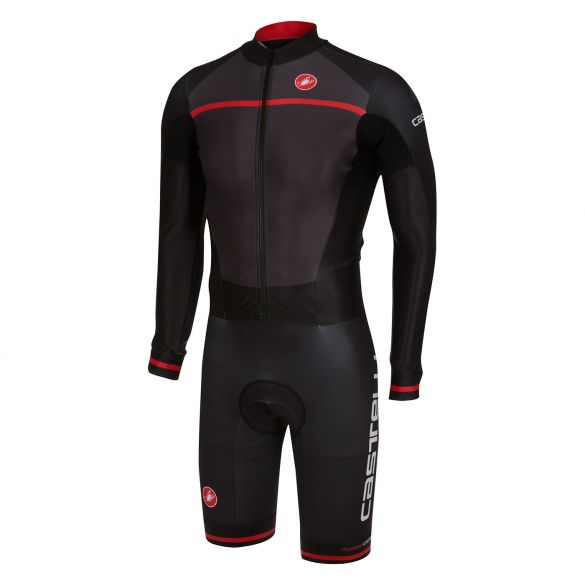 Castelli CX 2.0 speedsuit Schwarz/Rot Herren 16500-009