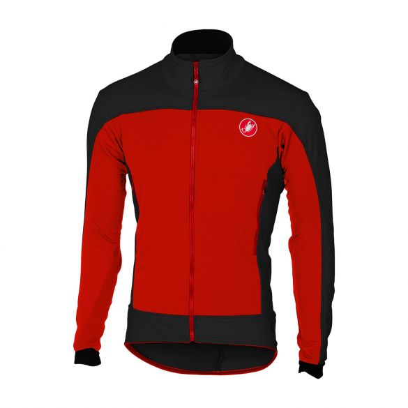 Castelli Mortirolo 4 jacket Rot/Schwarz Herren 16511-231