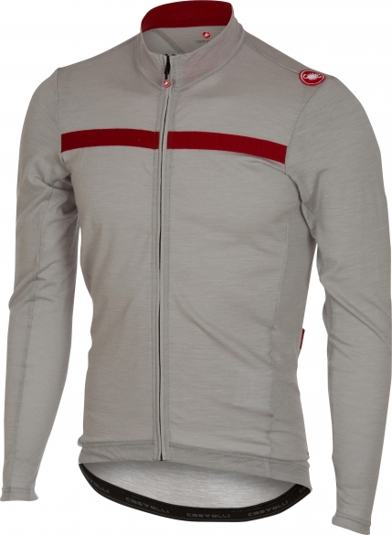 Castelli Constante jersey FZ Grau/rot Herren 16519-080 CA16519-080