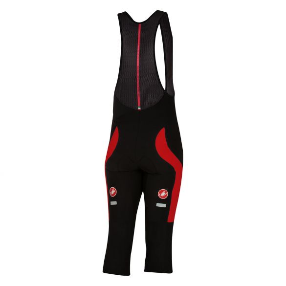 Castelli Velocissimo 3 bibknicker 3/4 Trägerhose Schwarz/Rot Herren 16524-231