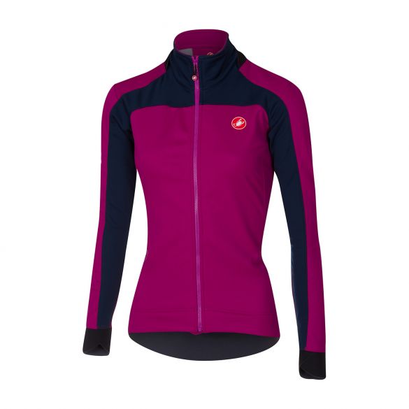 Castelli Mortirolo 2 W lange Ärmel Jacket Lila Damen 16541-908